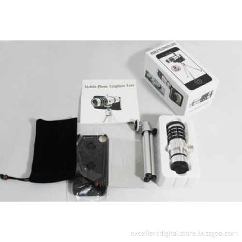 Long Focus Optical Zoom Telescope Lens for iPhone5/5s with Tripod